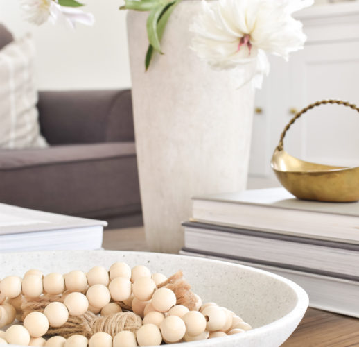How to effortlessly style coffee tables and shelves