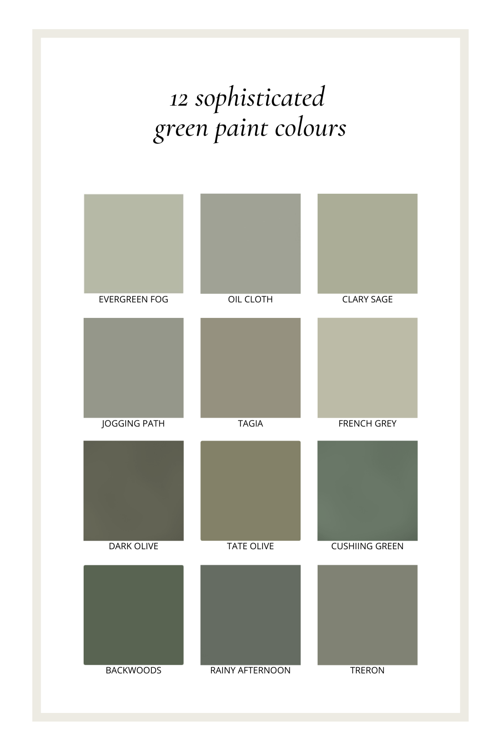 Our Favorite Dark Green Paint Color
