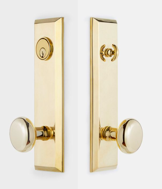 Brass Entryway lockset