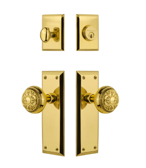 Brass Entryway lockset