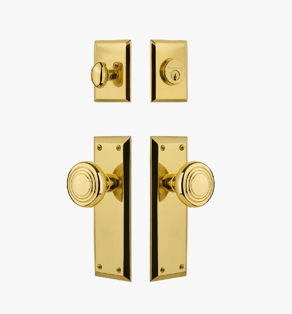 Brass Entryway lockset